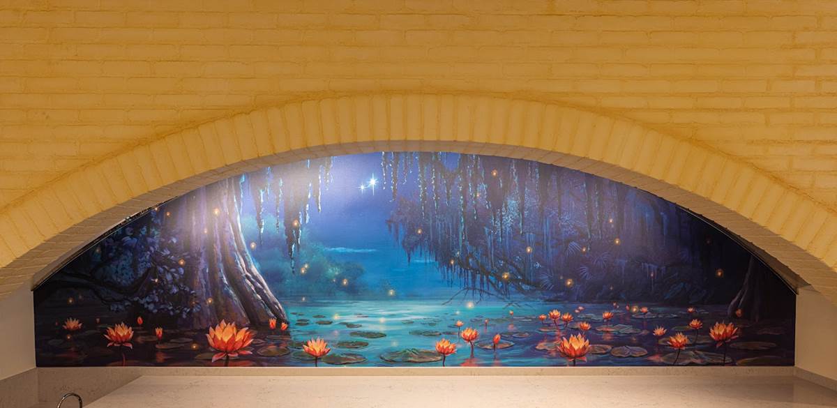 Mural Featuring Evangeline and Raymond